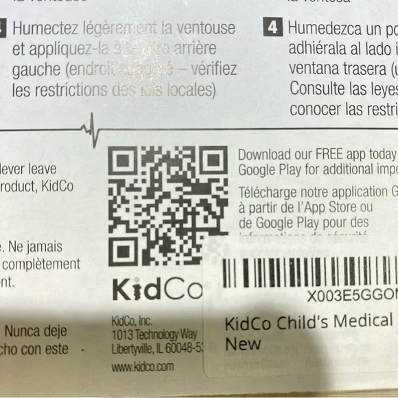 KidCo Child's Medical Data Carrier for your Car in case of accident/emergency - Picture 10 of 13